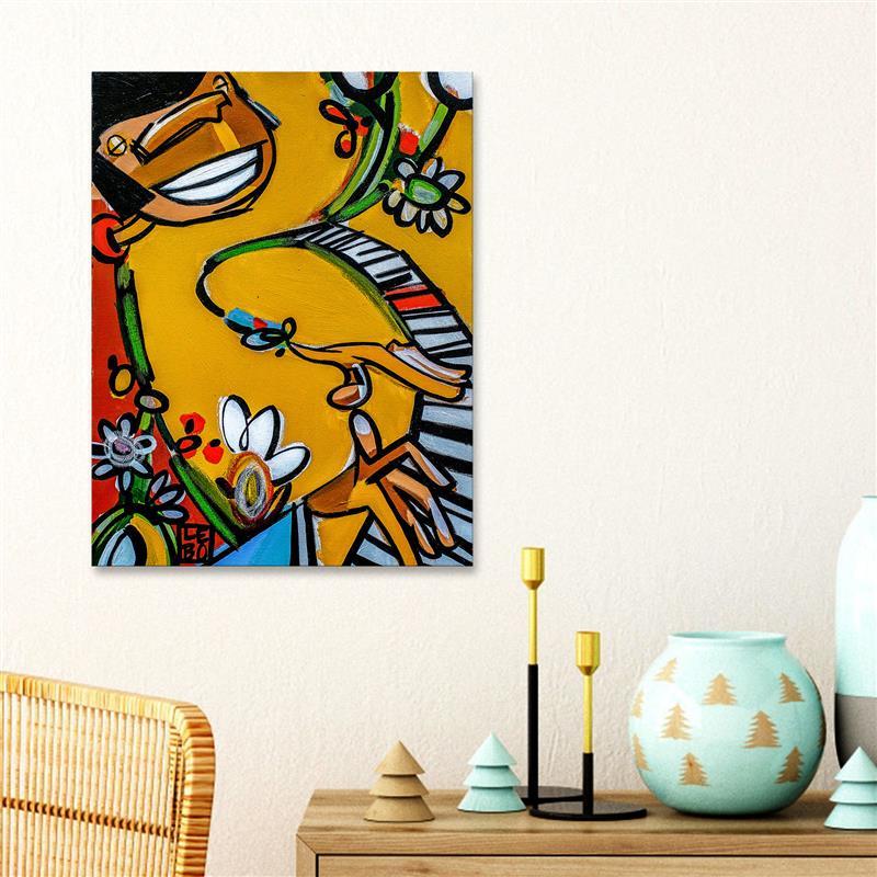 We Rock The Be-Bop Keys - Mineral Print